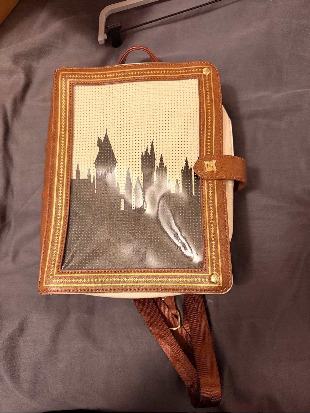 Harry Potter pin collector backpack